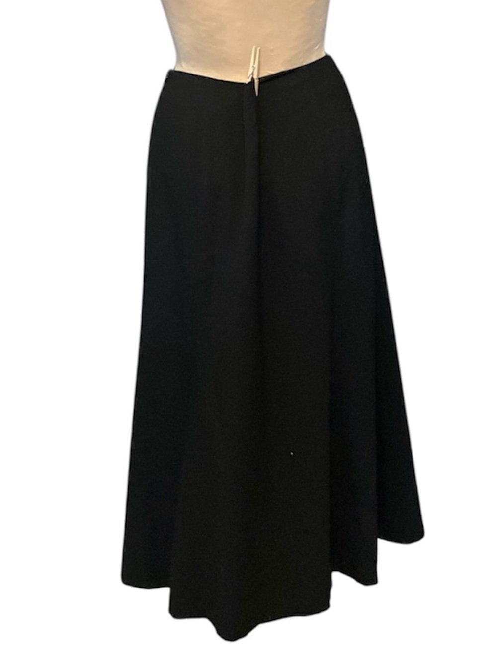 Classic Black A-Line Women's Maxi Skirt by Laura Ashley - Picture 2 of 9